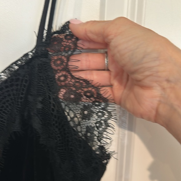 Miata NWT Black, Velvet,  Spaghetti Strap Dress, XL - Picture 3 of 8